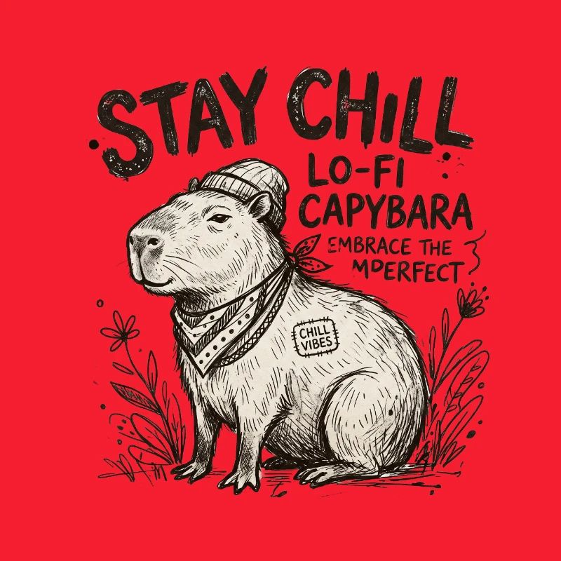 Capybara Chill LoFi Artwork
