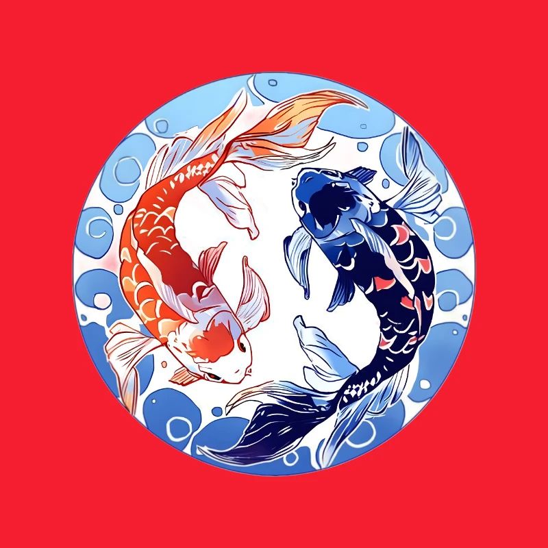 Conception du cercle Koi YinYang