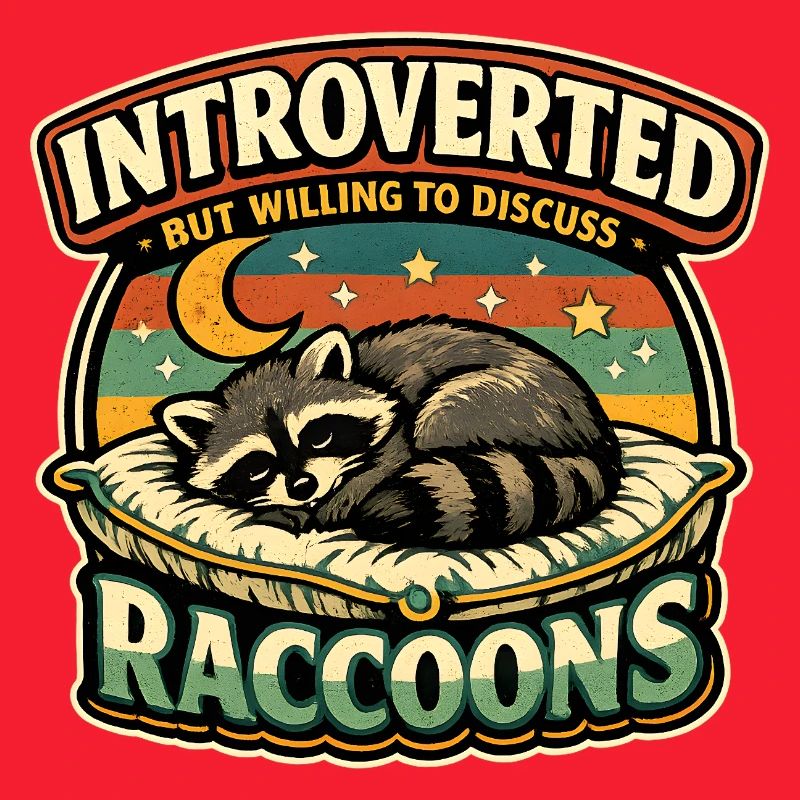 Raton laveur introverti discutable