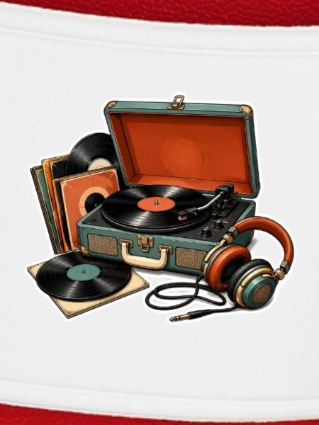 Vinyl Echoes Retro Turntable