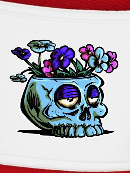 Traumhafter Blumenschädel