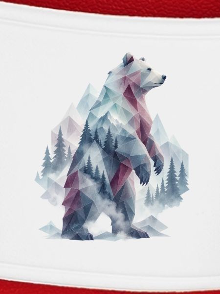 Polygonbär im Gebirge