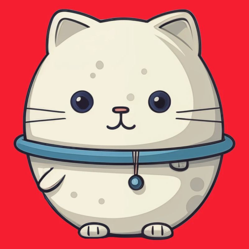 Illustration de chat de l’espace