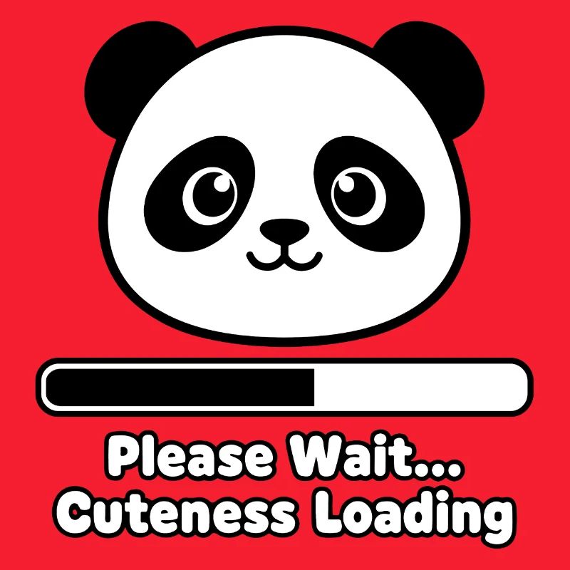 Panda Loading Screen Soft Toy