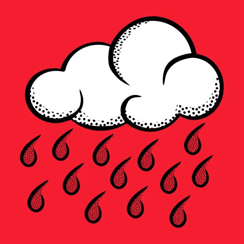 Cloud Pop Art Halftone