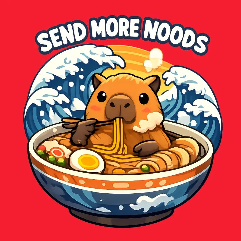 Capybara Send Noods Ramen