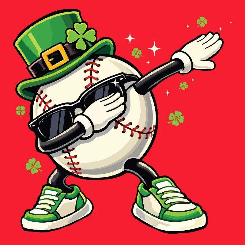 Baseball Leprechaun St Patrick’s