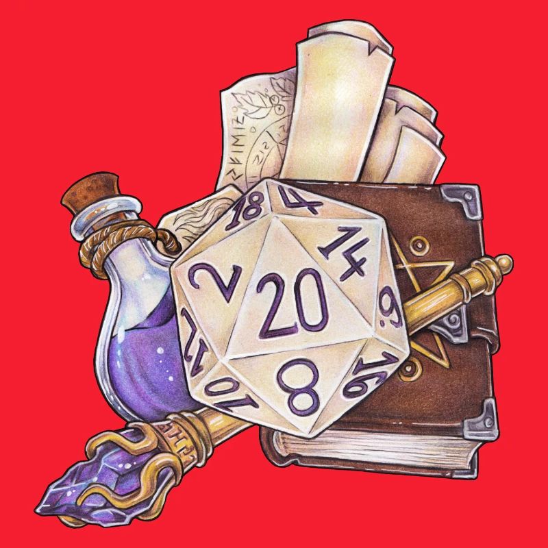 Role Playing Game Tabletop D20 Dice Gift Wizard
