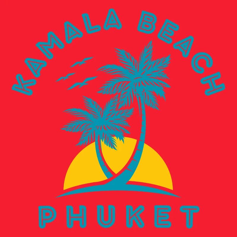 Kamala Beach Phuket Sunset Palm
