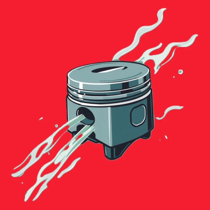 Flamme à piston