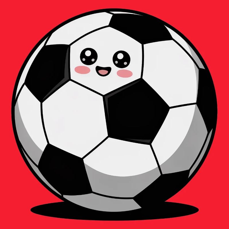 Fußball comic süß