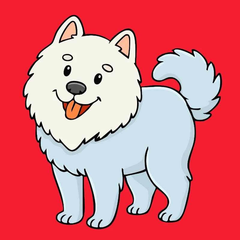 Fuzzy Dog (Blanc / comique)