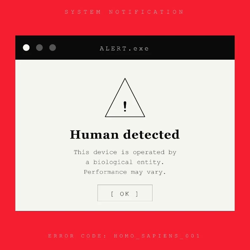 HUMAN DETECTED
