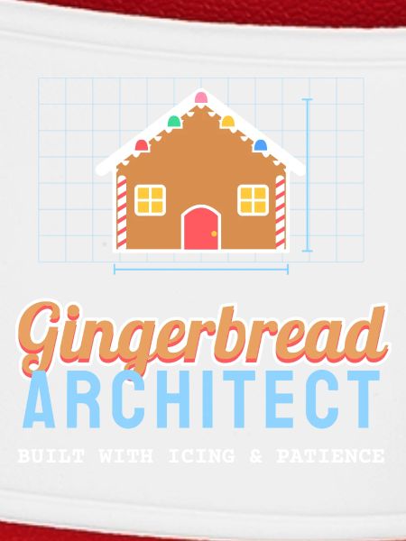 Lebkuchen-Architekt lustiges Weihnachtsbacken