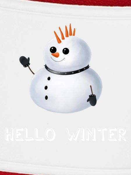 Hello Winter - Punk Schneemann