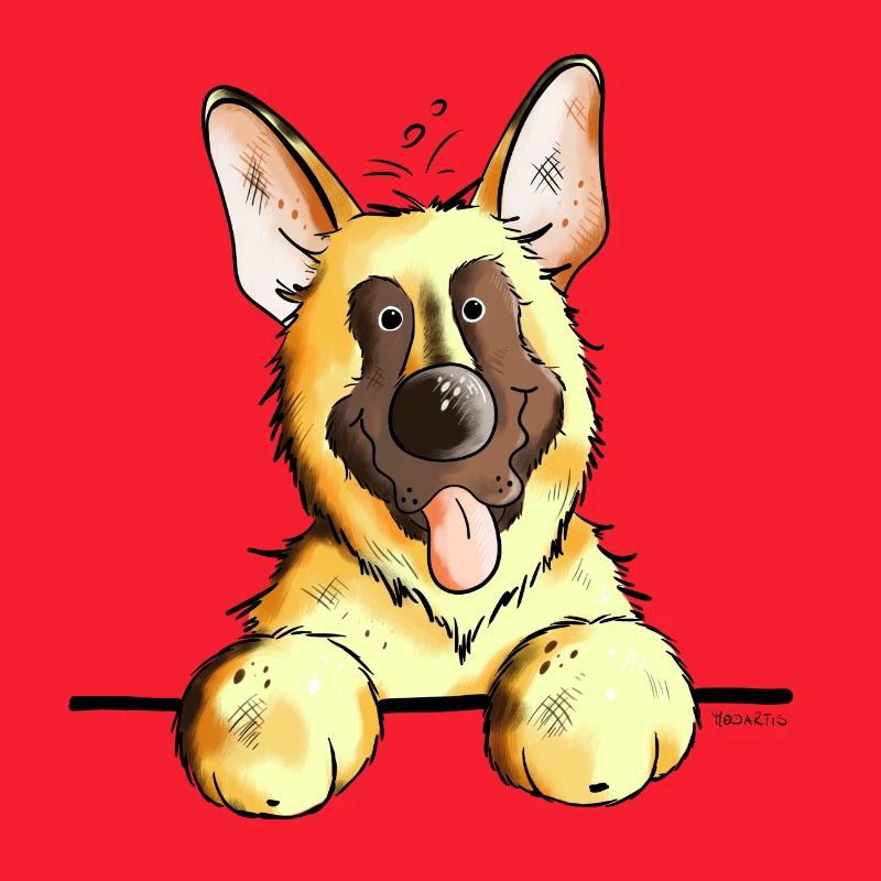 Knuffiger Deutscher Schäferhund