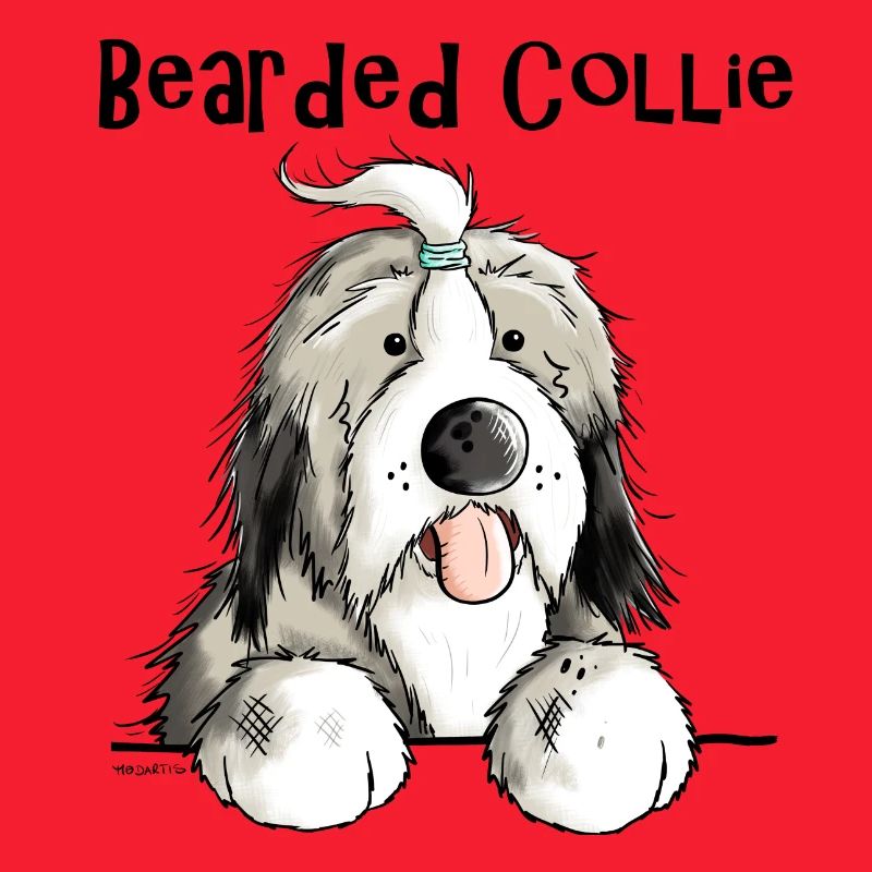 Süßer Bearded Collie