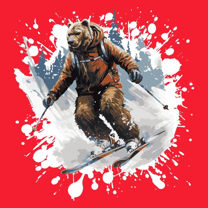 Bear Ski Skiing