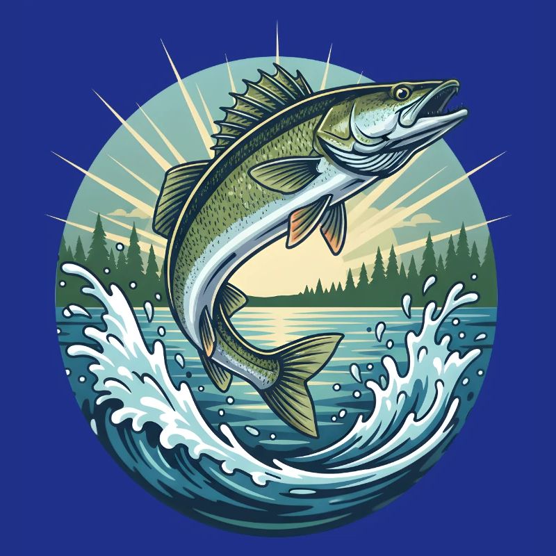 Springender Zander