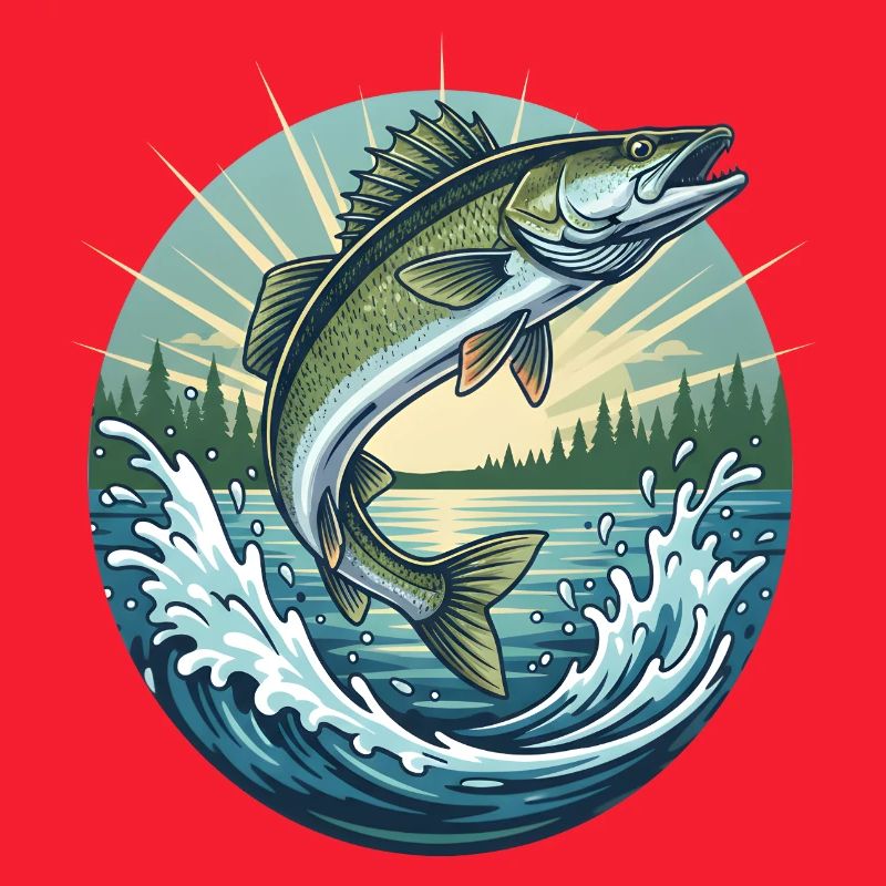 Springender Zander