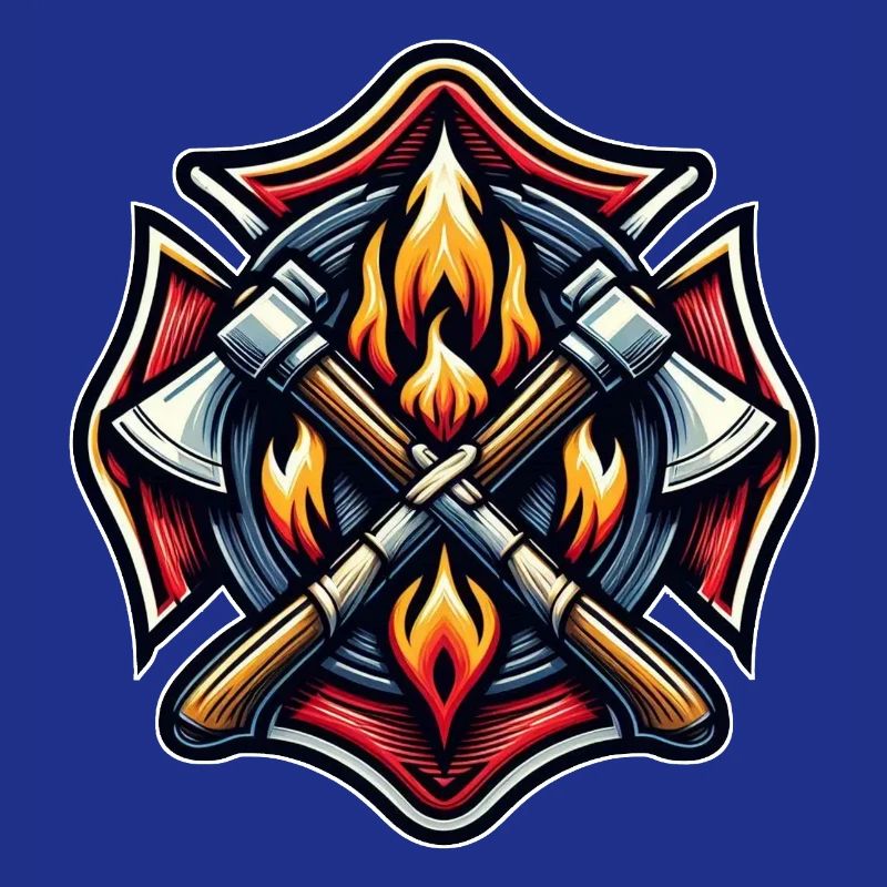 Fire Brigade Logo US Style