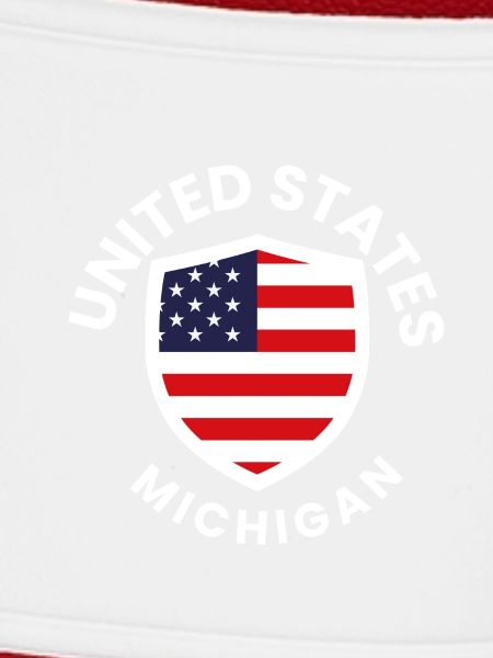 American Flag Shield Michigan