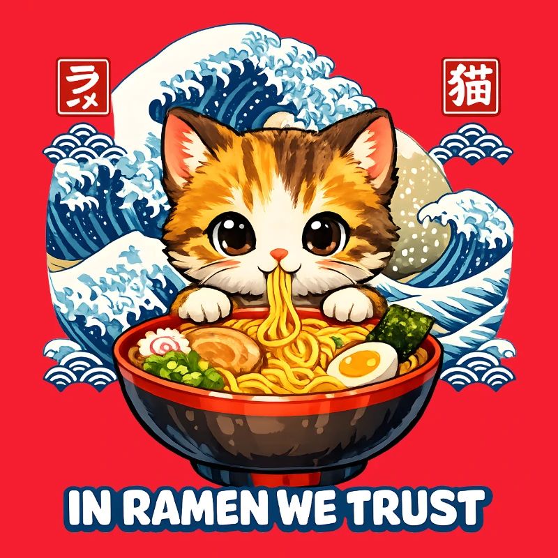 Dans le ramen, nous faisons confiance au chat