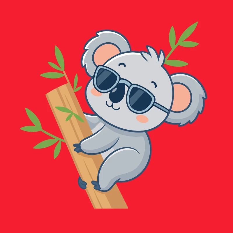 Koala sur Bambou Décontracté