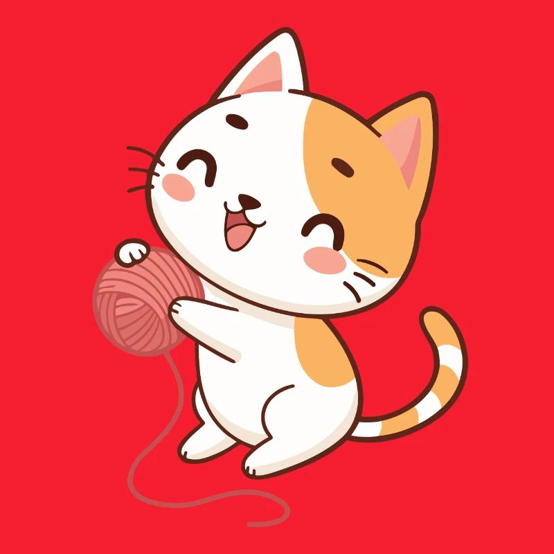Happy Kitten und Garn