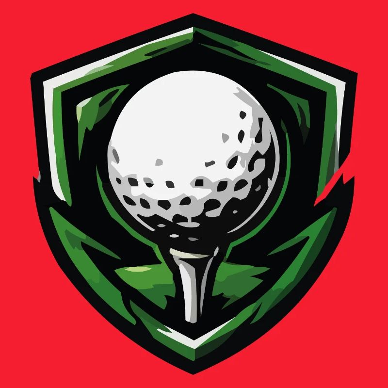 Shield Golf Ball Emblem