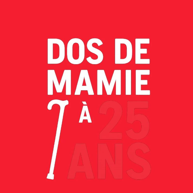Dos de mamie à 25 ans