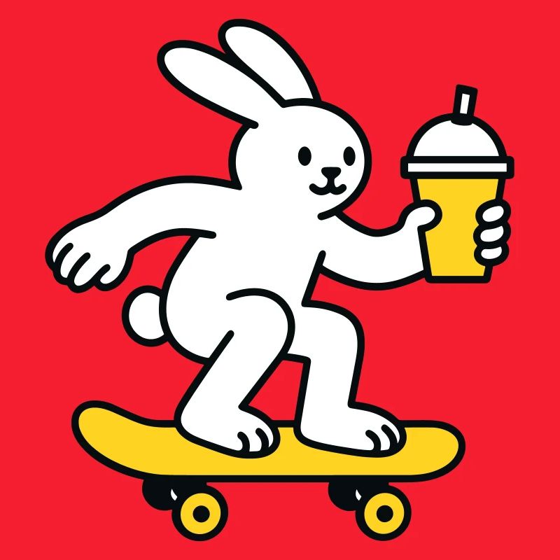 Skate Bunny mit Shake