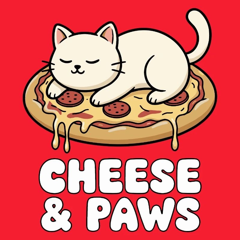Cheese Paws Cat Pizza