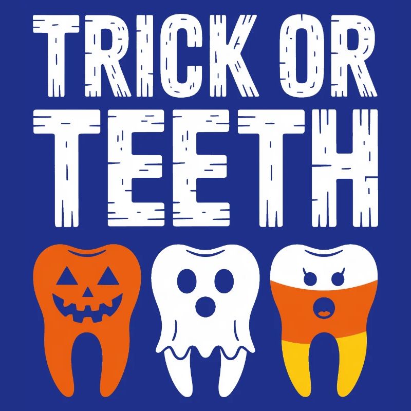 Trick oder Teeth Halloween-T-Shirt