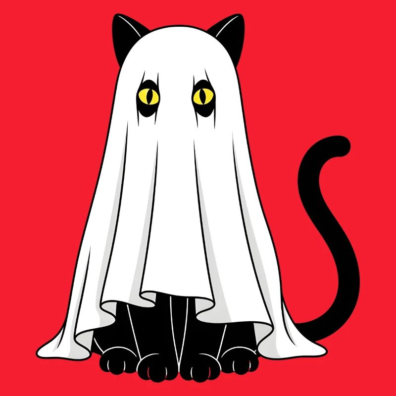 Ghost Cat Veil Ghost