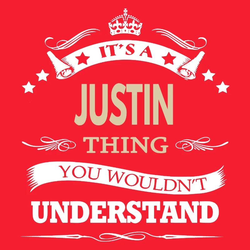 Justin Name It's A Justin Thing Custom Gift Top
