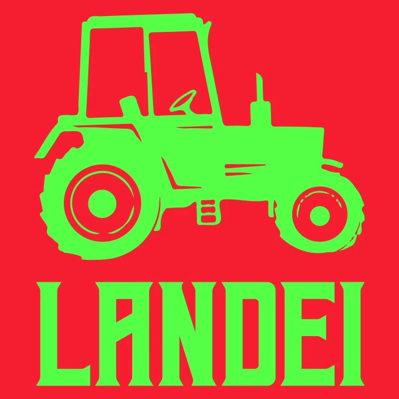 Traktor Silhouette Landei