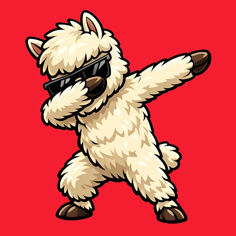 Dabbing Alpaka