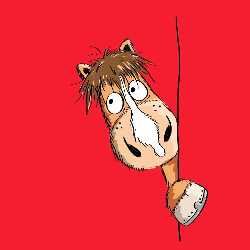 Neugieriges Pferd