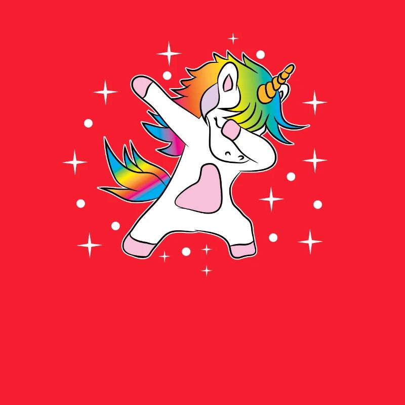 Einhorn Dab Regenbogen