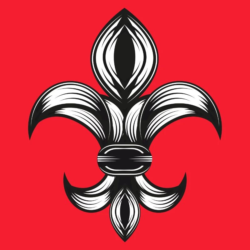 stylized iris - Fleur-de-Lys