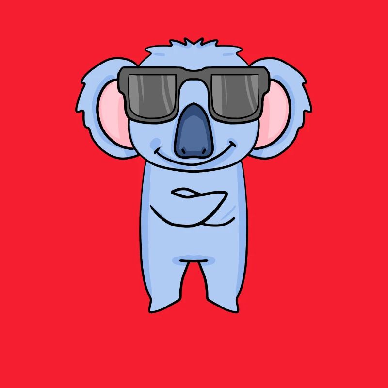 Koala avec lunettes de soleil
