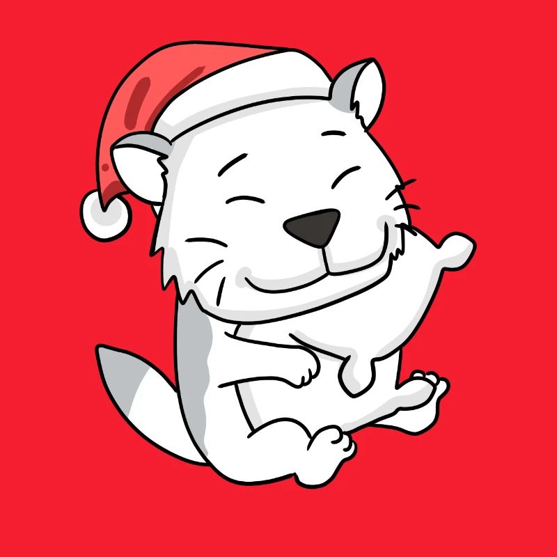 Chat Mignon Burmilla Fatigué Noël