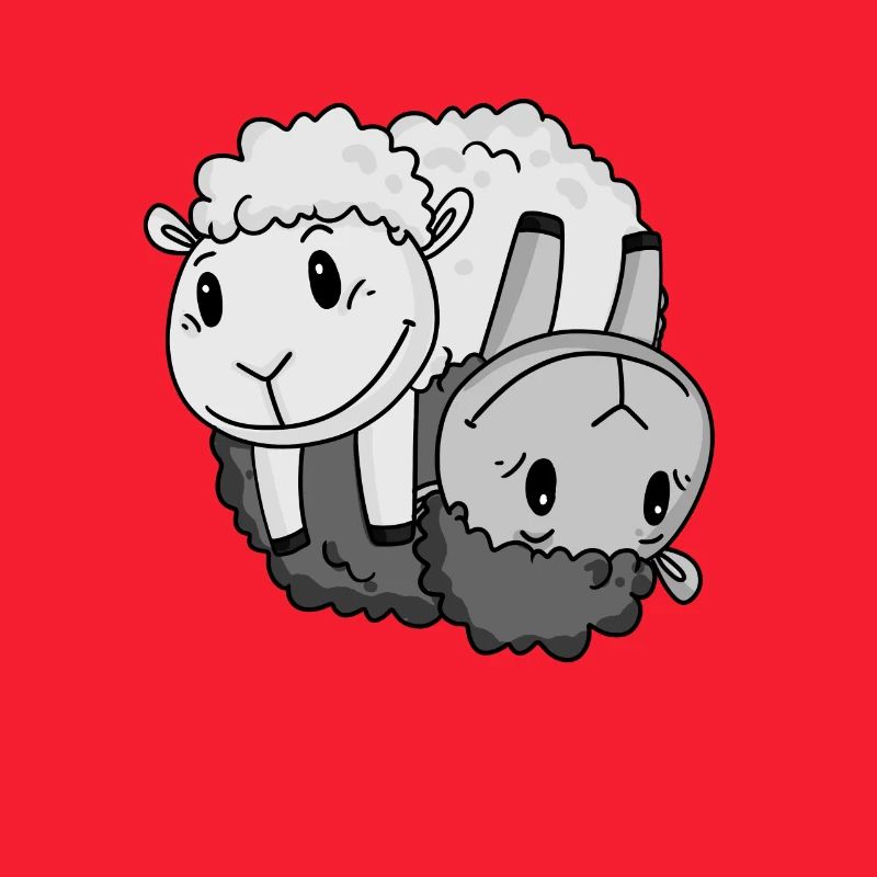 Yin Yang Zeichen Schaf