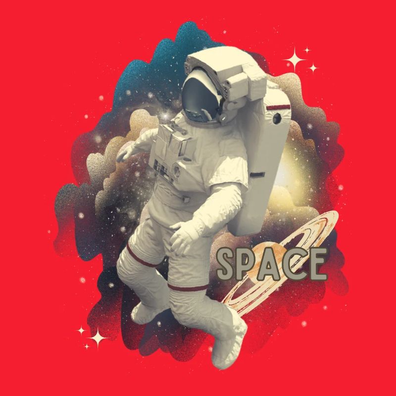 Astronaut in space magic