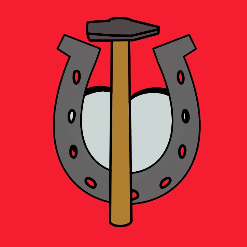 Sabot Cheval Maréchal-ferrant Fer à cheval Forgeron Forgeron