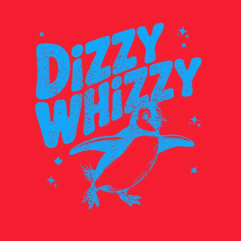 Schwindel Whizzy Pinguin Illustration