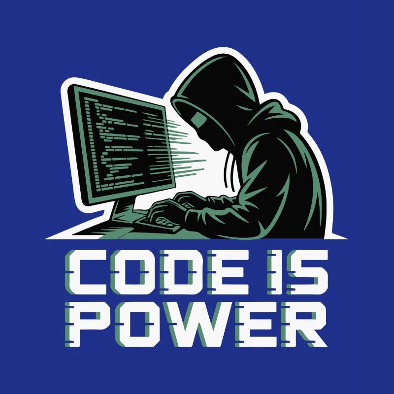Cyber Hacker Code Infinity Design