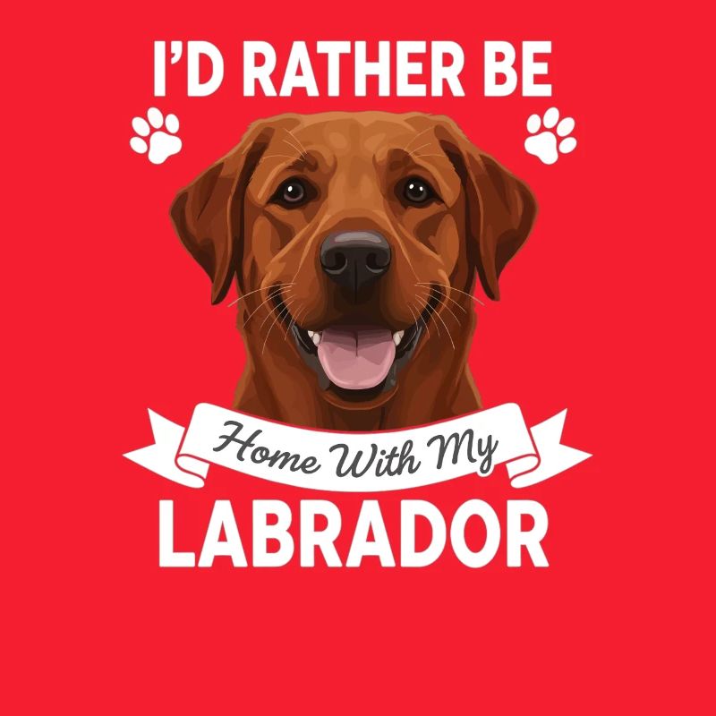 I'd Rather Be Home With My Labrador