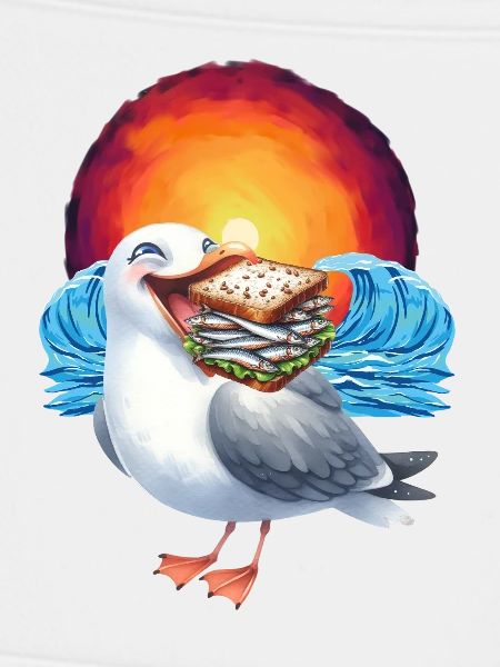 maritim Möwe Möwen Sandwich 